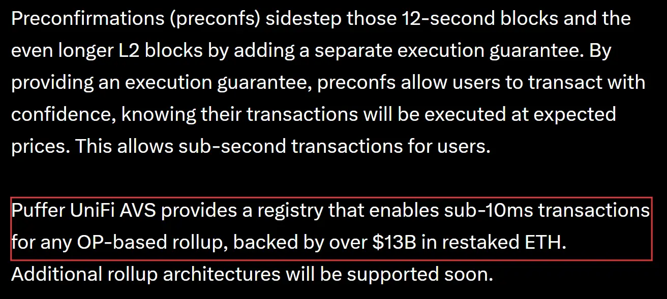 Preconfs 进化论：从“补丁”到“基建”，UniFi AVS 如何影响 Based Rollup 的游戏规则？